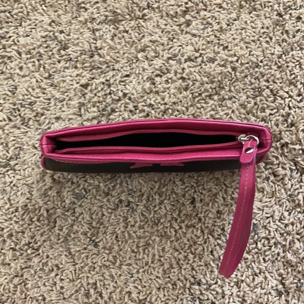 Pink and Black “K” Wristlet - Picture 4 of 6